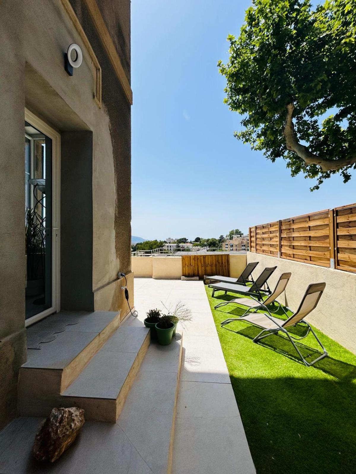 Maisons Detente Jardin, Terrasse Vue Mer Et Spa Marseille Kültér fotó